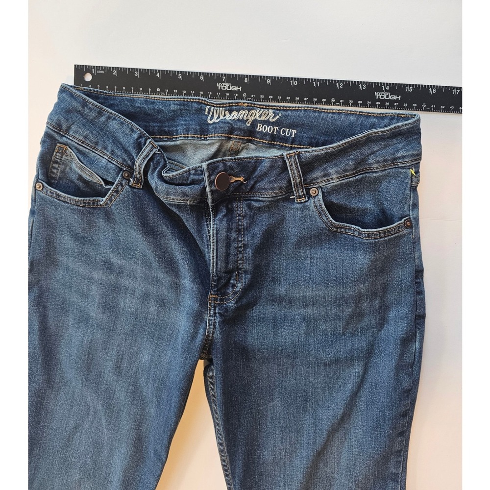 Wrangler Bootcut Jeans Women Size 12 Medium Blue Mid‎ Rise Denim - Picture 10 of 10
